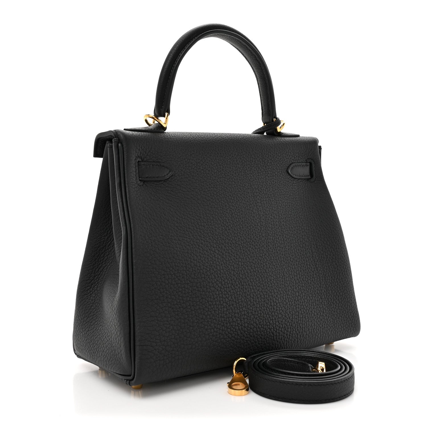 Hermes Togo Kelly Retourne 25 Black 3 of 11