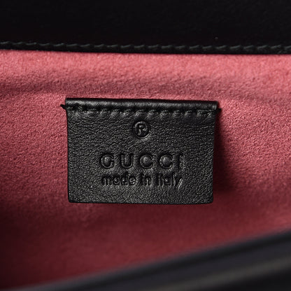 Gucci Satin Silk Crystal Small Dionysus Shoulder Bag Black Black Diamond 6 of 10