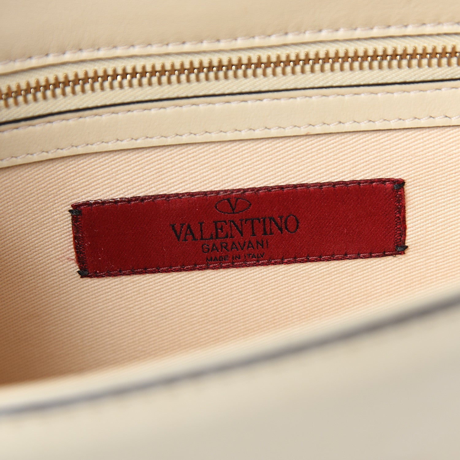 Valentino Garavani Vitello Small Glam Lock Rockstud Flap White 5 of 9