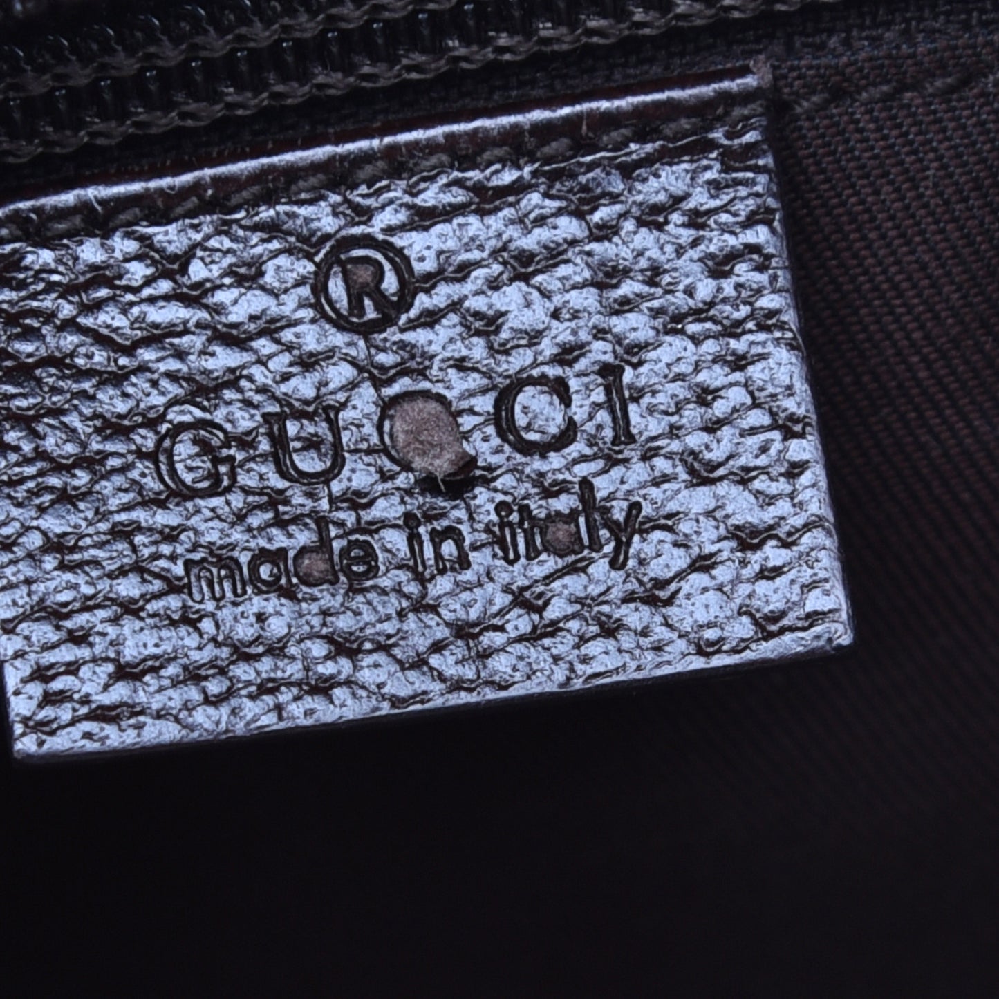 Monogram Web Small Flat Messenger Crossbody Dark Brown