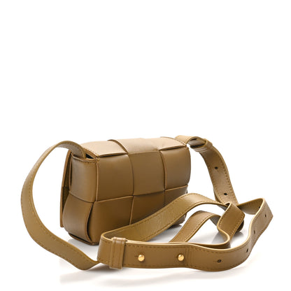 Bottega Veneta Lambskin Maxi Intrecciato Extra Mini Cassette Crossbody Bag Acorn 3 of 9