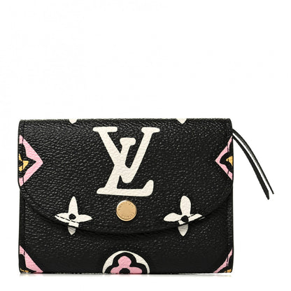 Louis Vuitton Monogram Giant Wild At Heart Rosalie Coin Purse Black 1 of 5