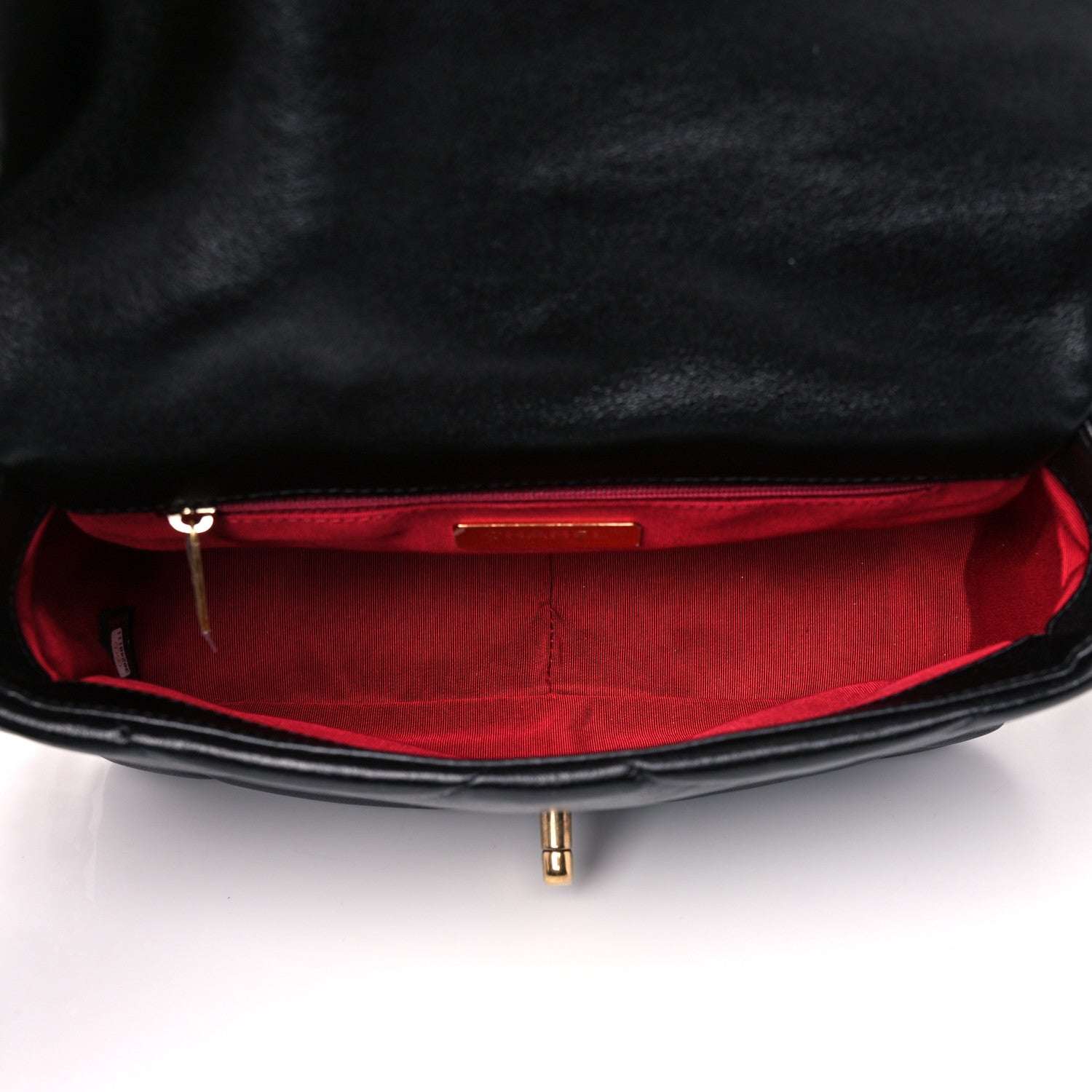 Chanel Goatskin Quilted Medium Chanel 19 Flap Black 5 of 10
