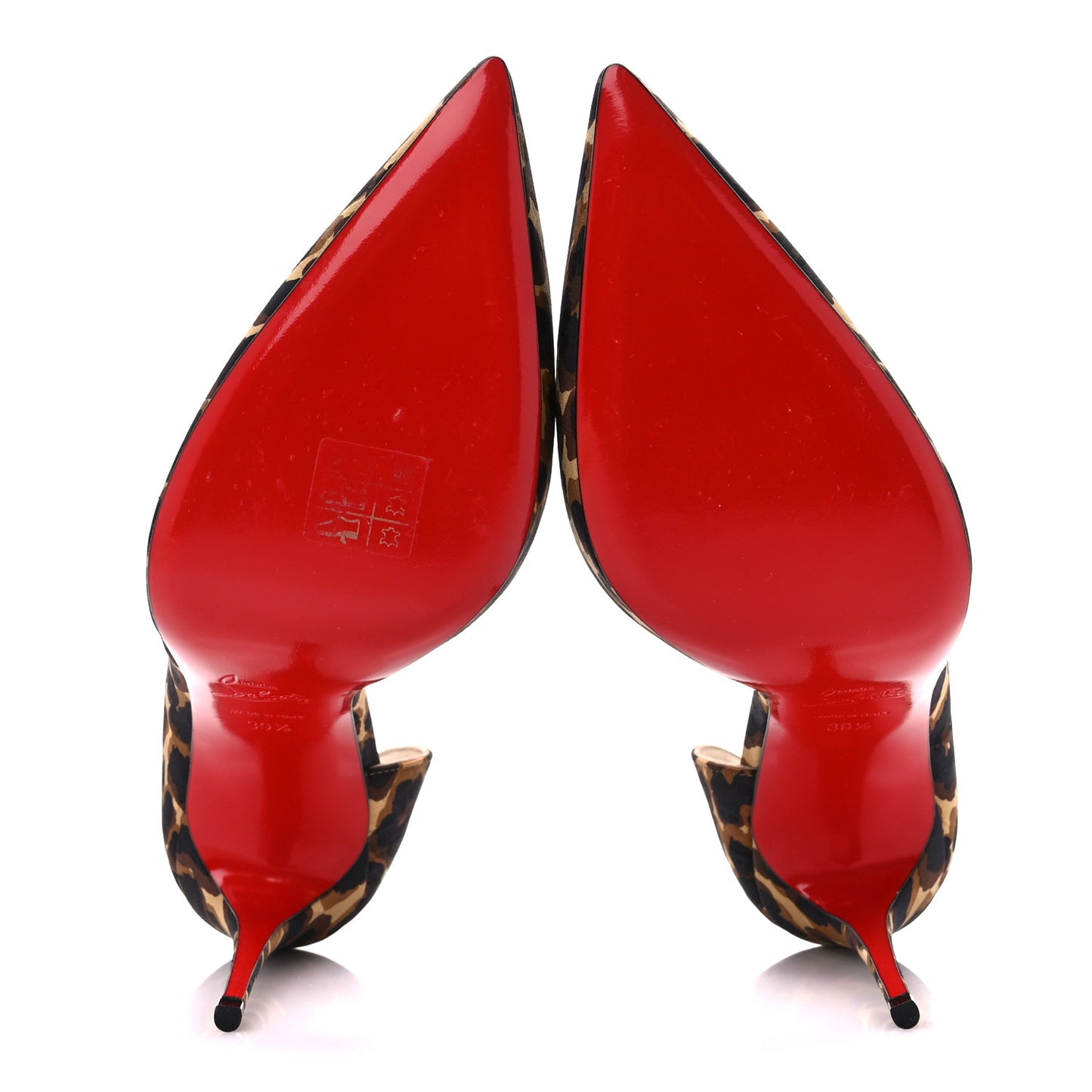 Silk Leopardi Iriza 100 Pumps 39.5 Marron