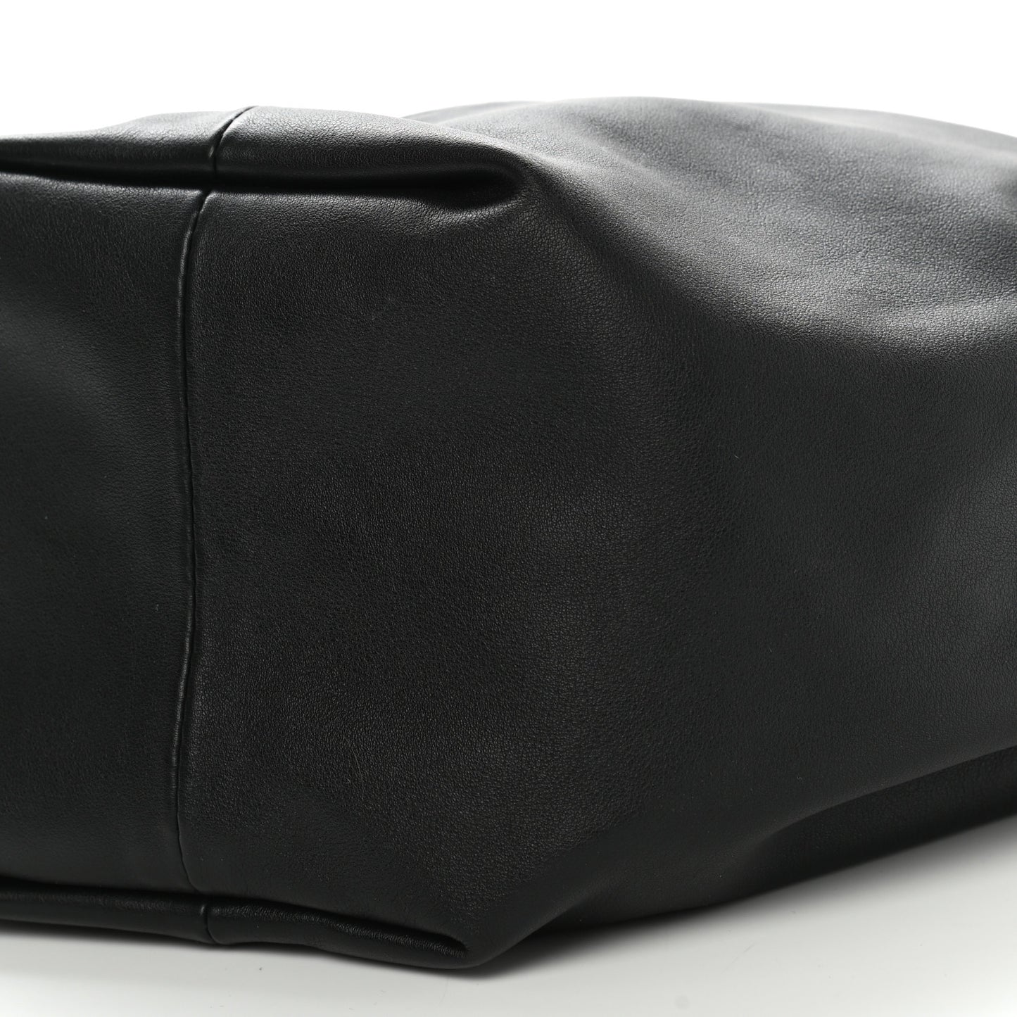 Calfskin Teen Double Knot Hobo Black