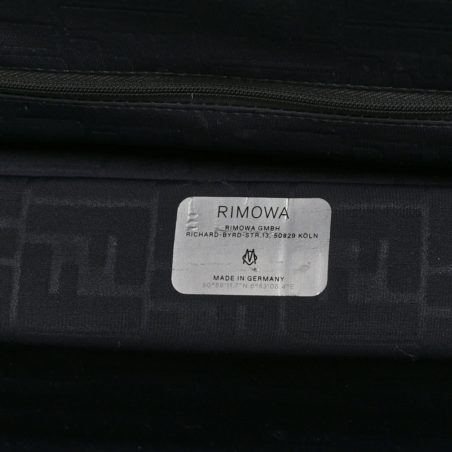 X RIMOWA Aluminum FF Print Roll Away Carry On Luggage Silver Red