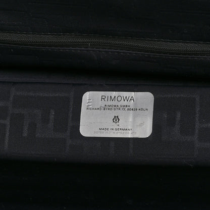 Fendi X RIMOWA Aluminum FF Print Roll Away Carry On Luggage Silver Red 5 of 11