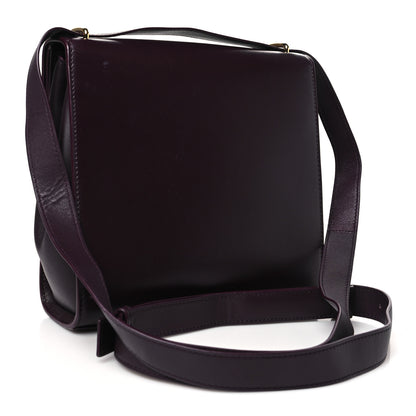Bottega Veneta Box Calfskin Nappa Clip Bag Grape 3 of 10