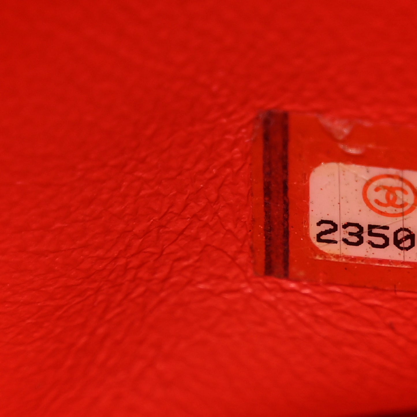 Lambskin Quilted Jumbo Double Flap Red