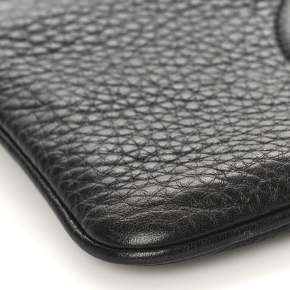 Gucci Pebbled Calfskin Soho Wristlet Black 7 of 8
