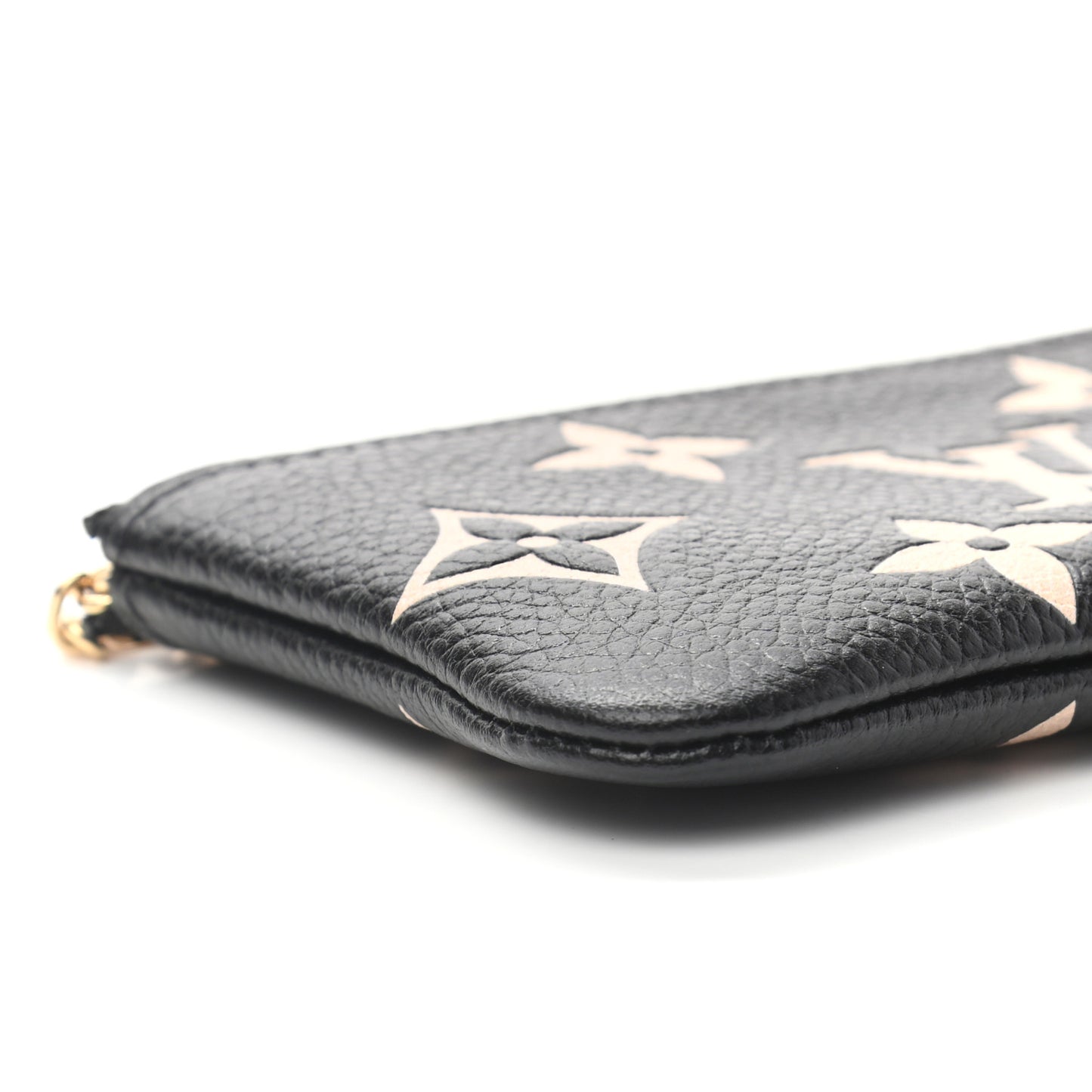 Empreinte Monogram Giant Key Pouch Black Beige
