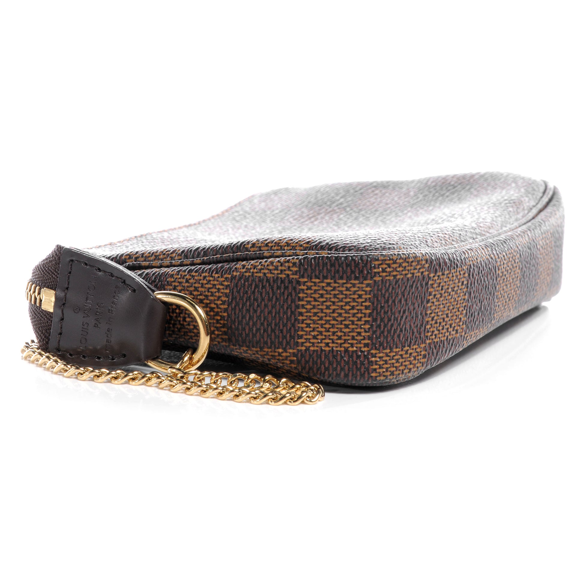 Louis Vuitton Damier Ebene Mini Pochette Accessories Bag 3 of 10