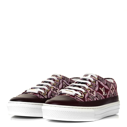 Louis Vuitton Jacquard Since 1854 Stellar Sneakers 35 Bordeaux 4 of 8
