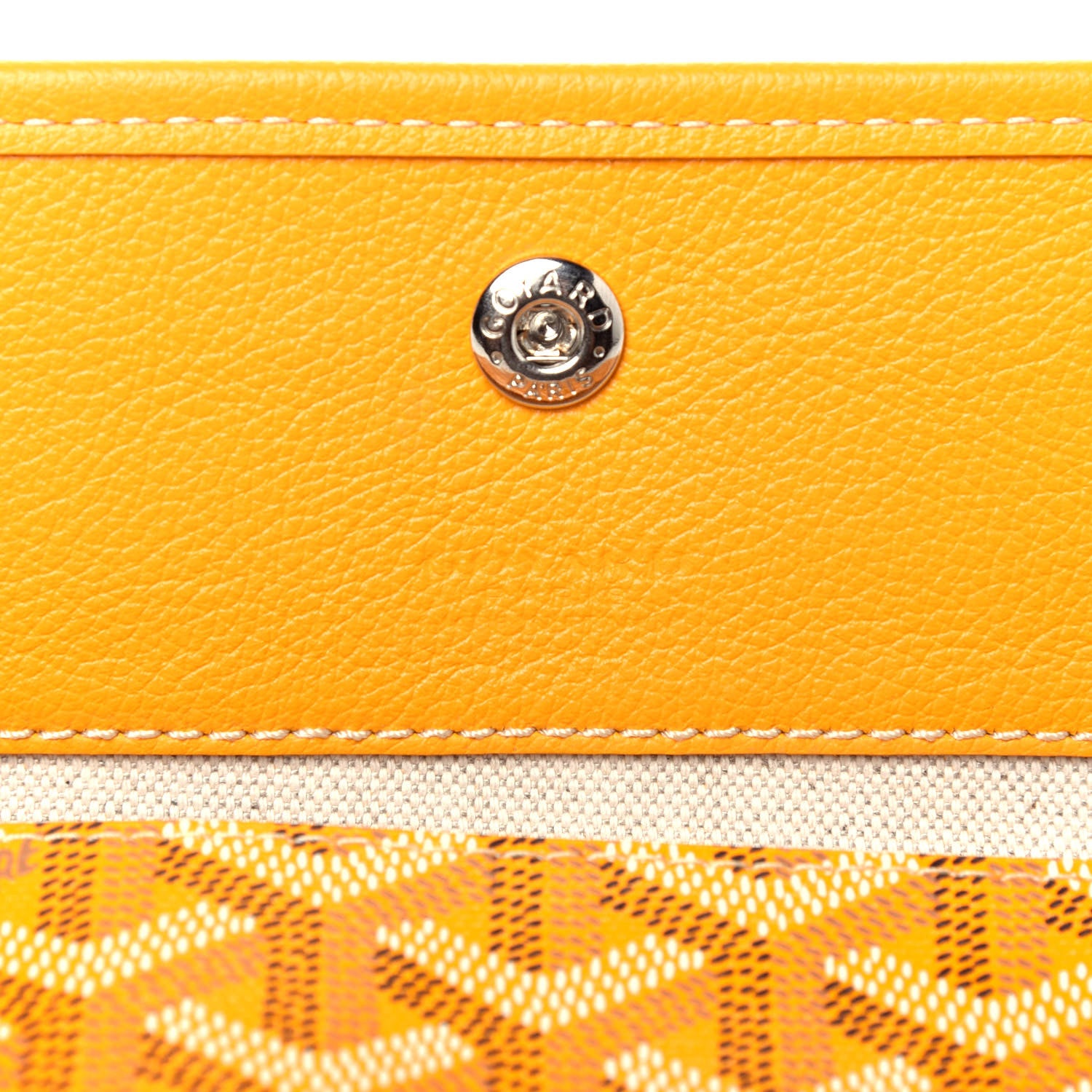 Goyard Goyardine Pouch Yellow 6 of 6