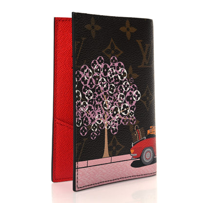 Louis Vuitton Monogram 2019 Christmas Animation Passport Cover Rouge 3 of 7