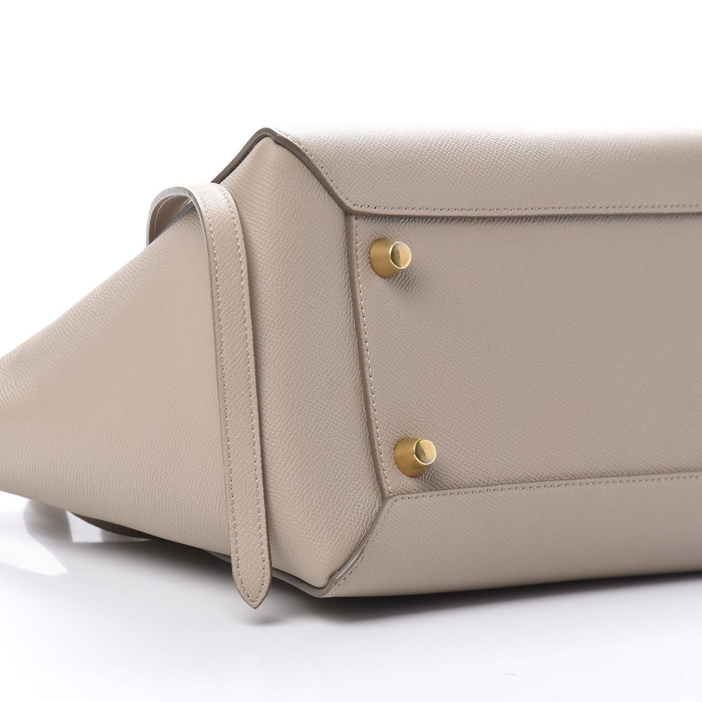 Grained Calfskin Mini Belt Bag Light Taupe