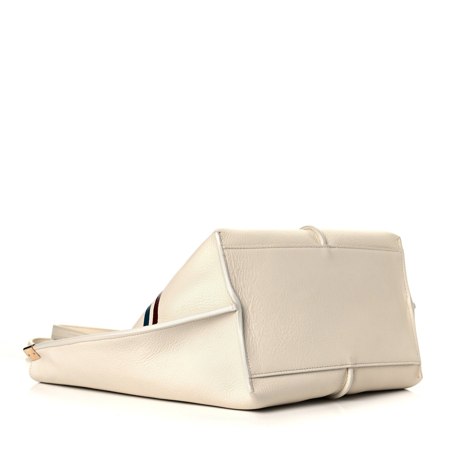 Smooth Calfskin Medium Vick Tote Off White
