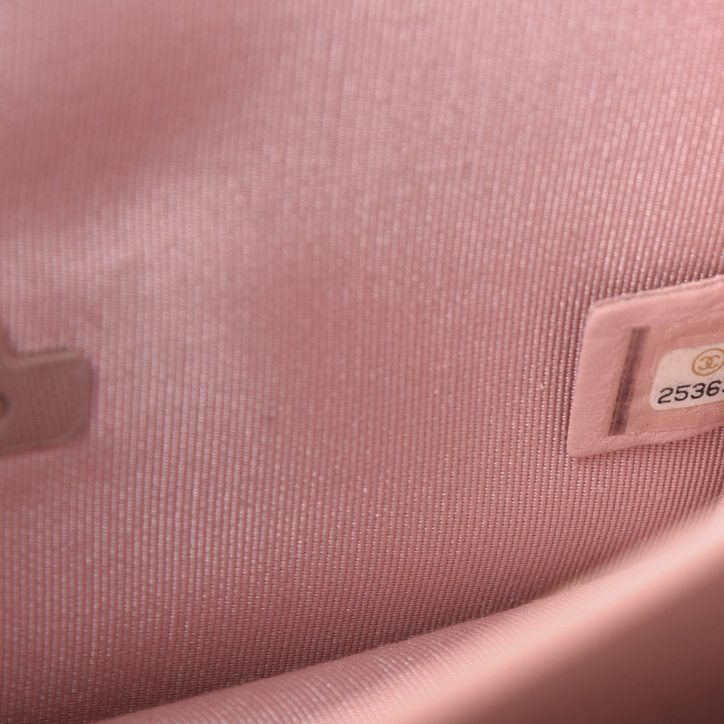 Calfskin Quilted Small CC Box Flap Pink