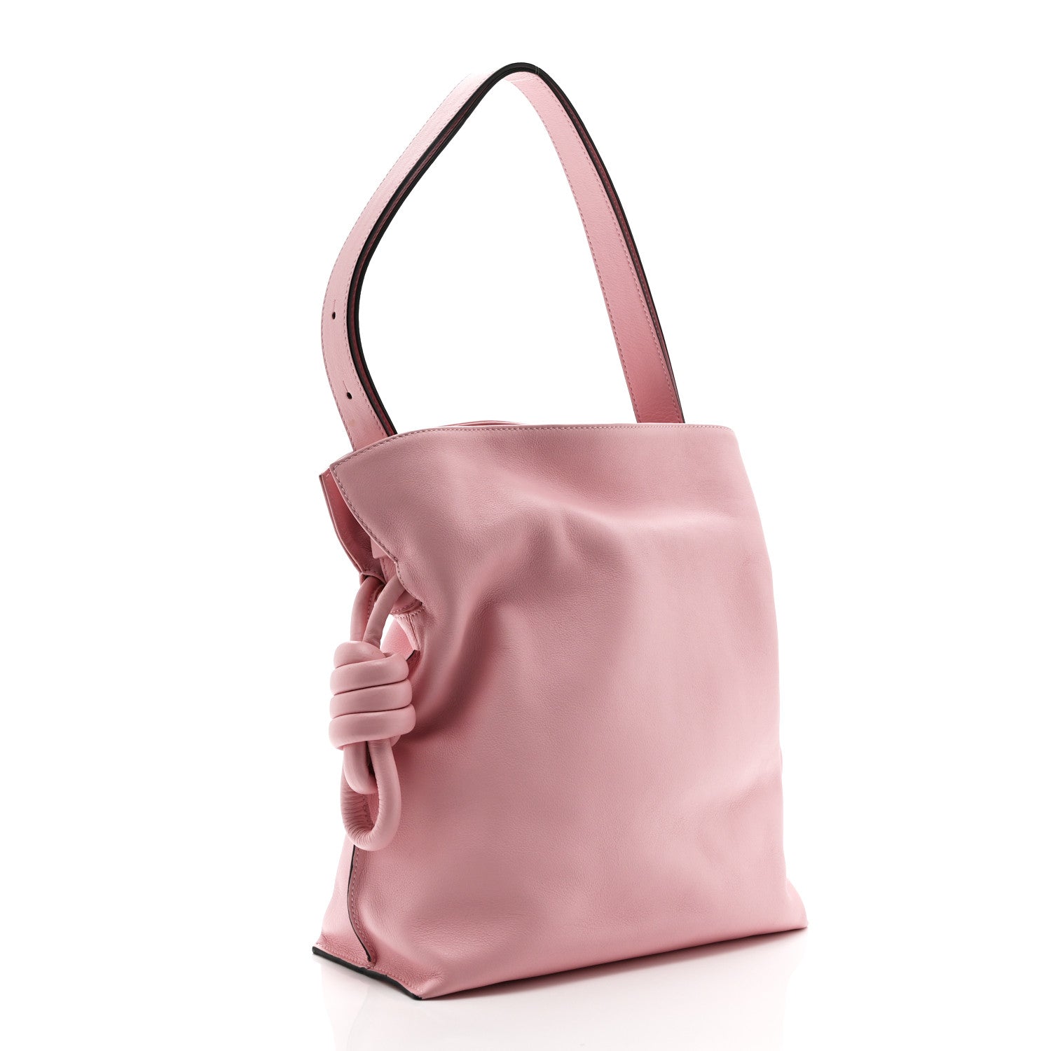 Loewe Calfskin Flamenco Knot Bag Pastel Pink 1848942 – FASHIONPHILE