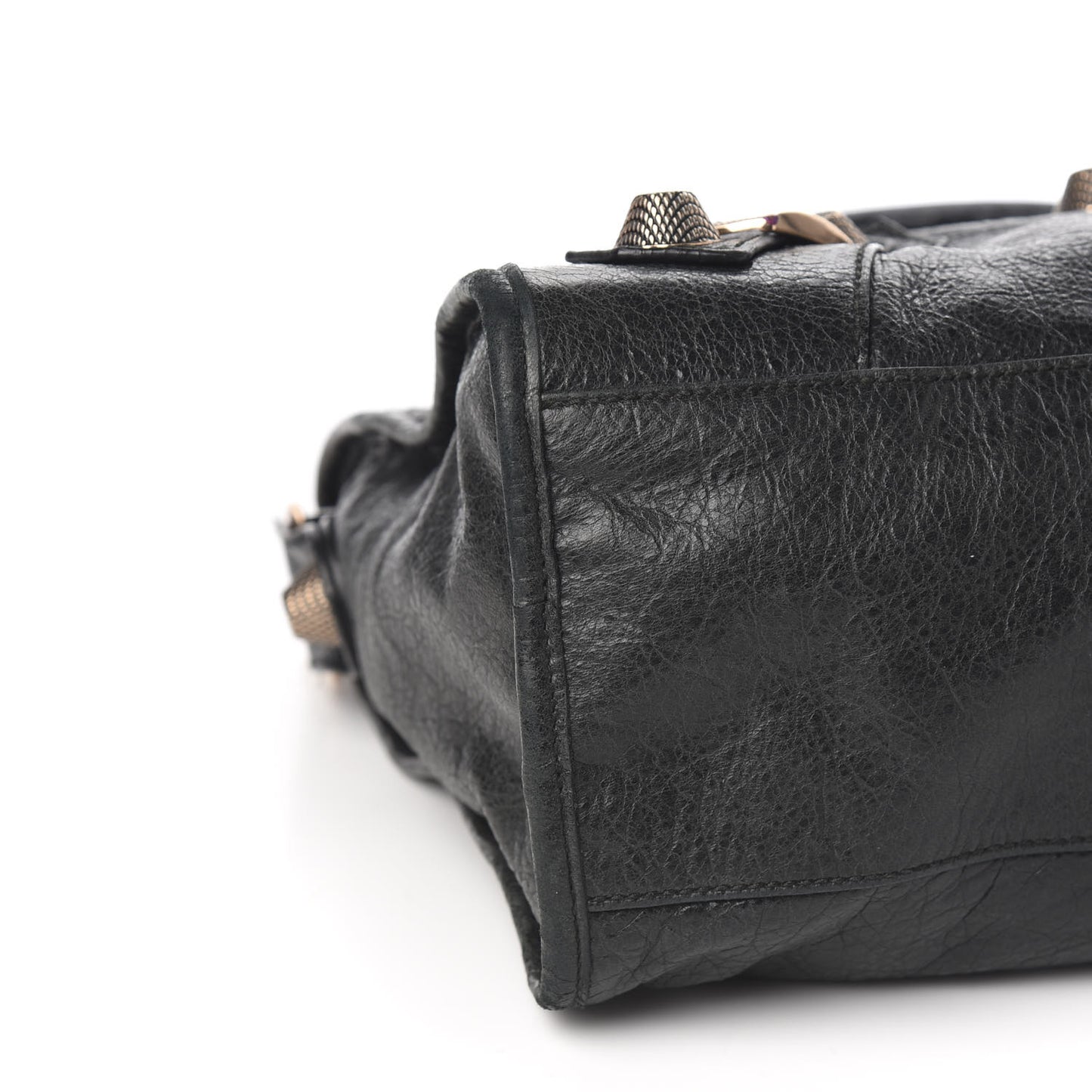 Agneau Giant 21 Rose Gold Hardware City Black