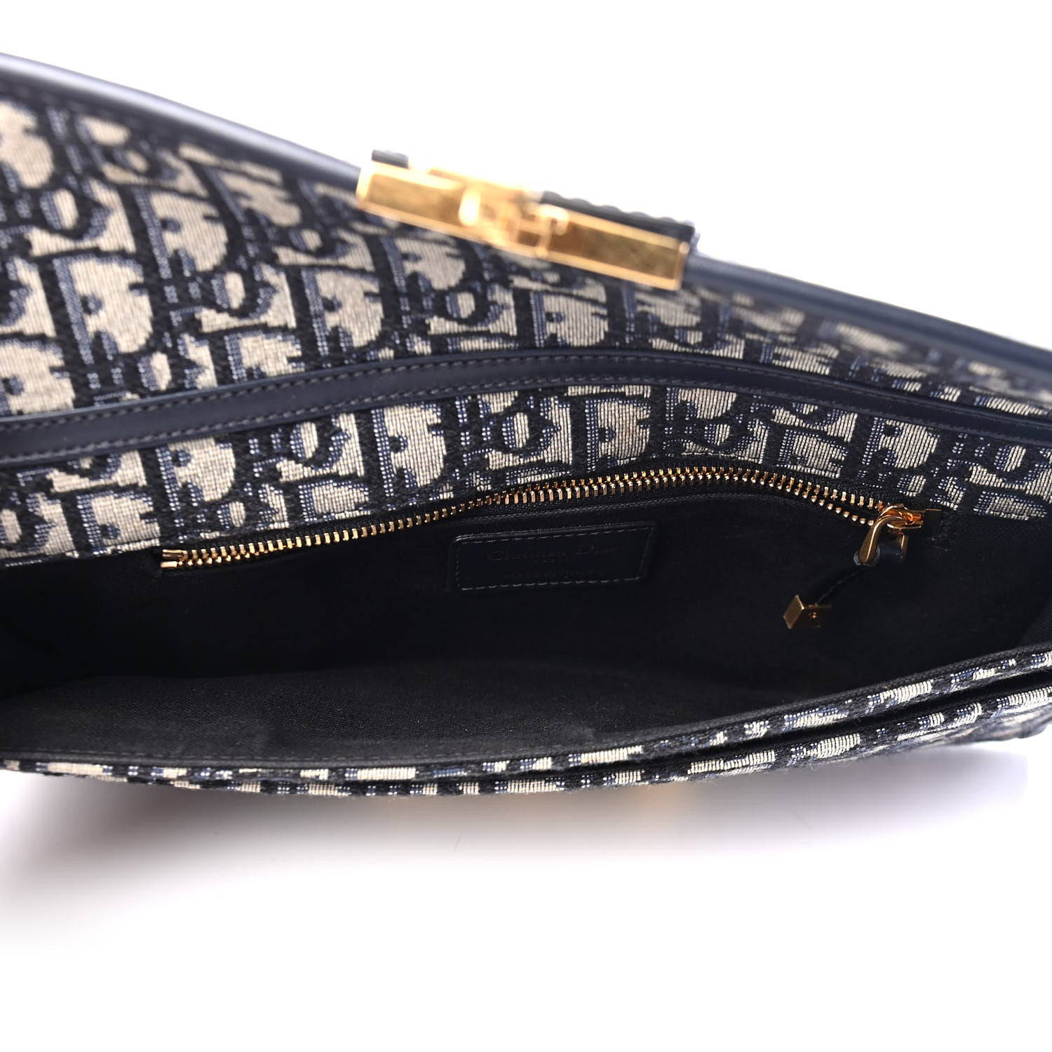 Christian Dior Oblique 30 Montaigne Chain Pouch Blue 5 of 8