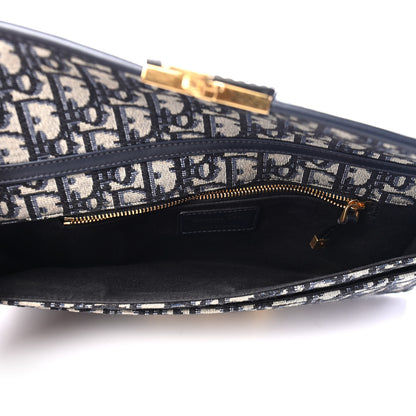 Christian Dior Oblique 30 Montaigne Chain Pouch Blue 5 of 8