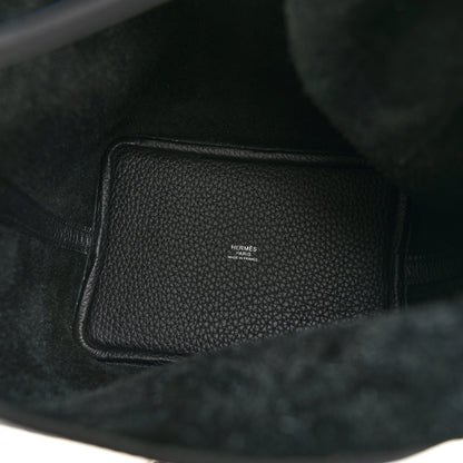 Hermes Taurillon Clemence Picotin Lock 18 PM Black 5 of 10