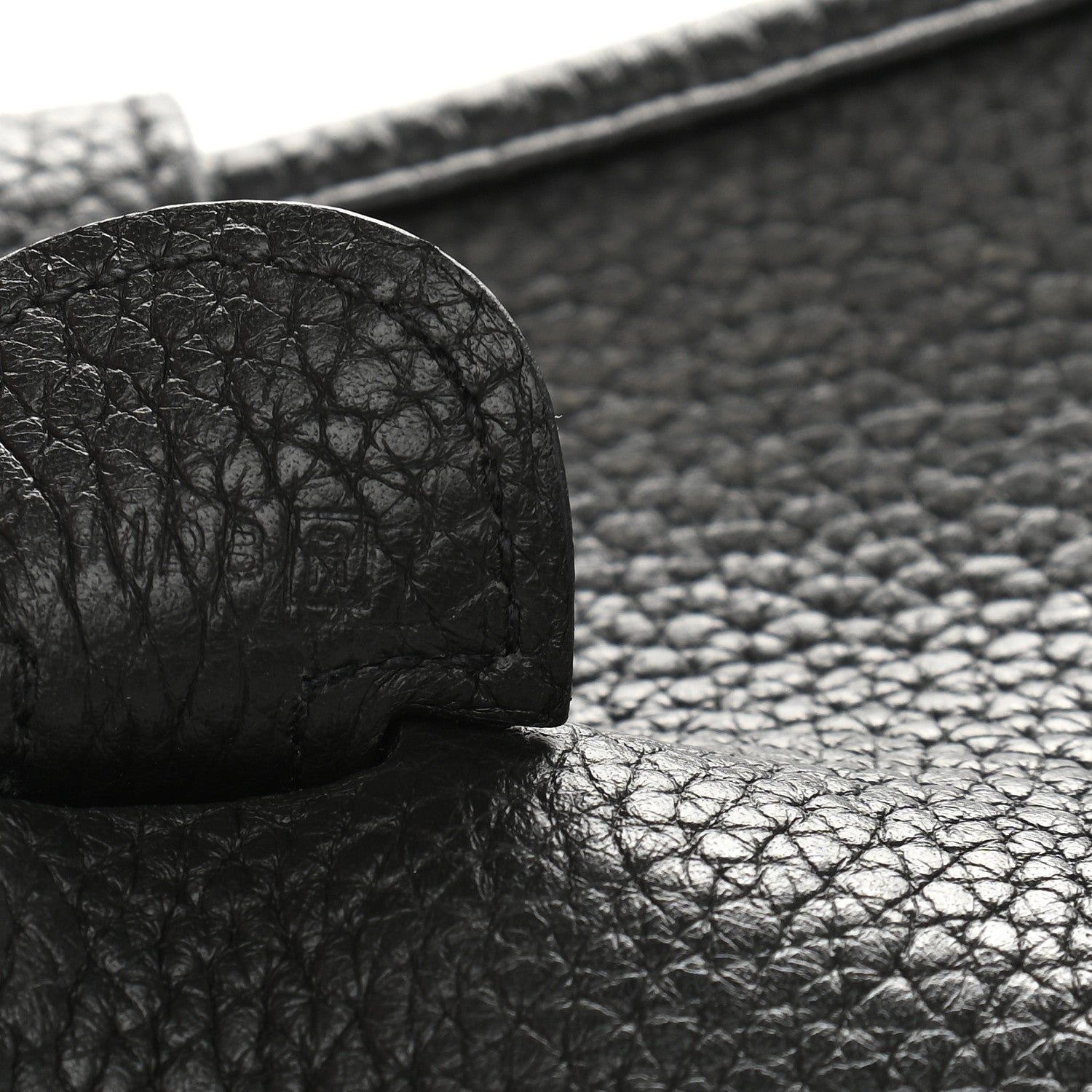 Hermes Taurillon Clemence Evelyne III PM Plomb 8 of 10