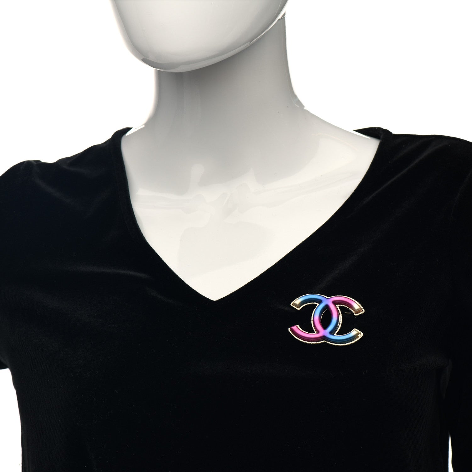 Chanel Metal CC Brooch Multicolor 2 of 4