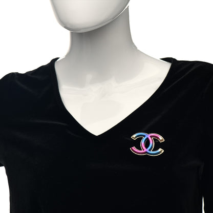 Chanel Metal CC Brooch Multicolor 2 of 4