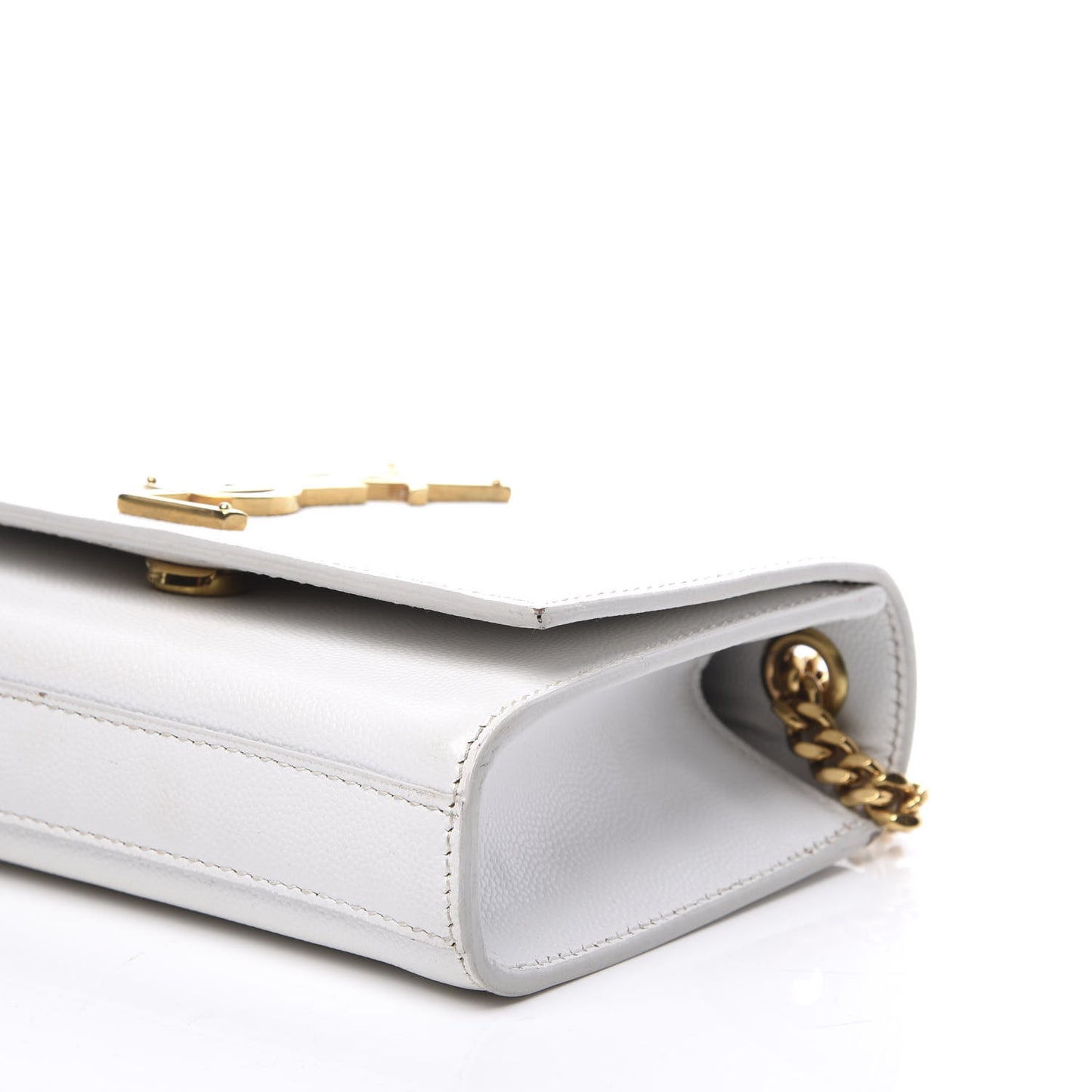Grain De Poudre Small Monogram Kate Satchel Optical White