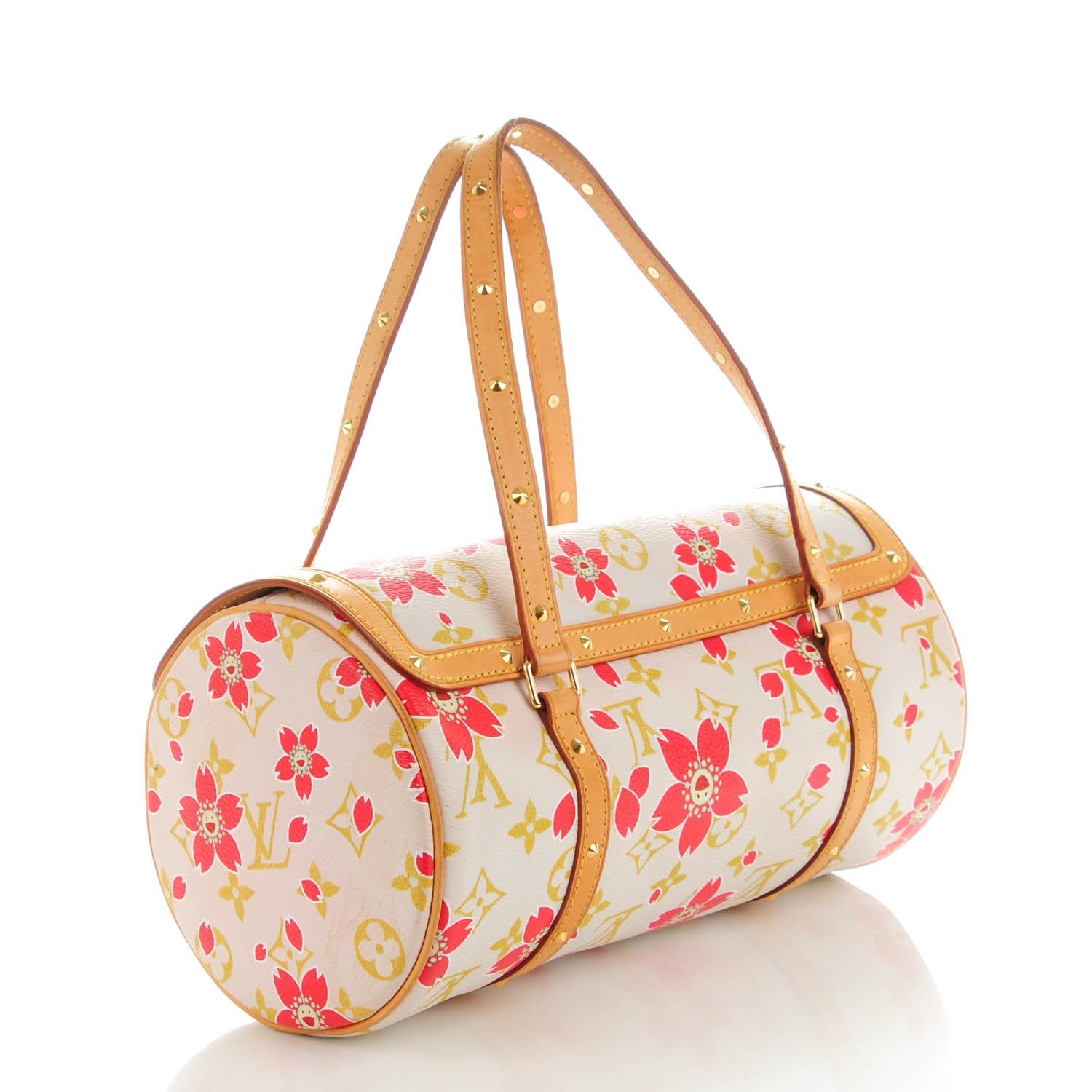 Louis Vuitton Monogram Cherry Blossom Papillon Red Creme 3 of 7