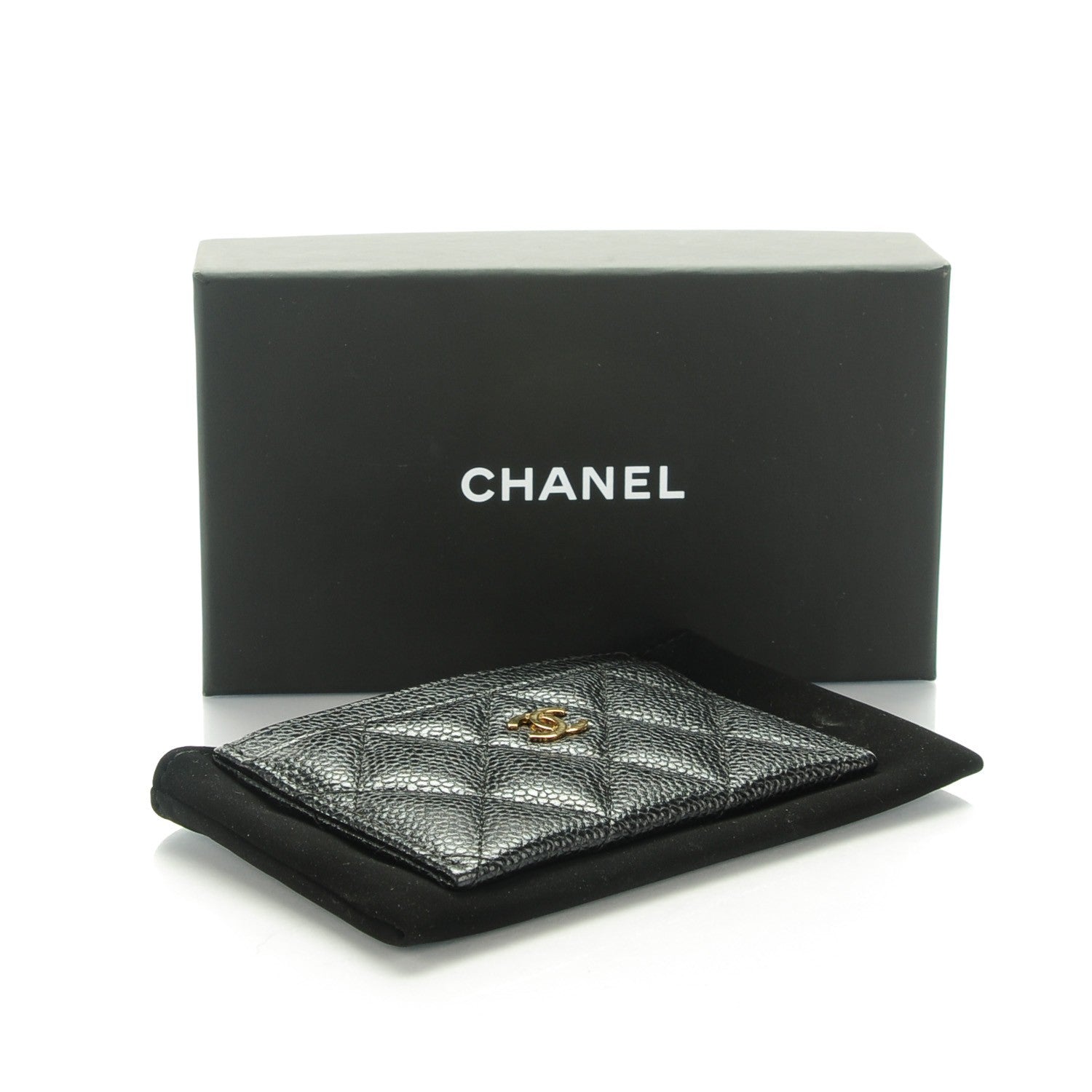 Chanel Caviar Quilted Card Holder Black 4 of 8