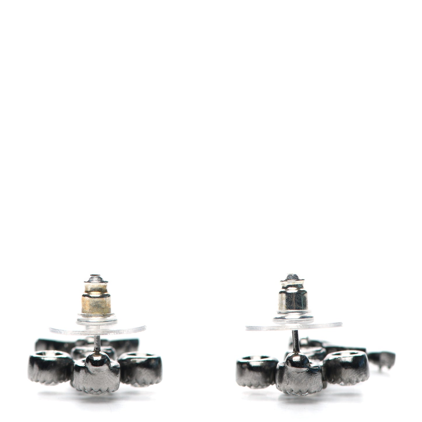 Ruthenium Crystal CC Drop Earrings