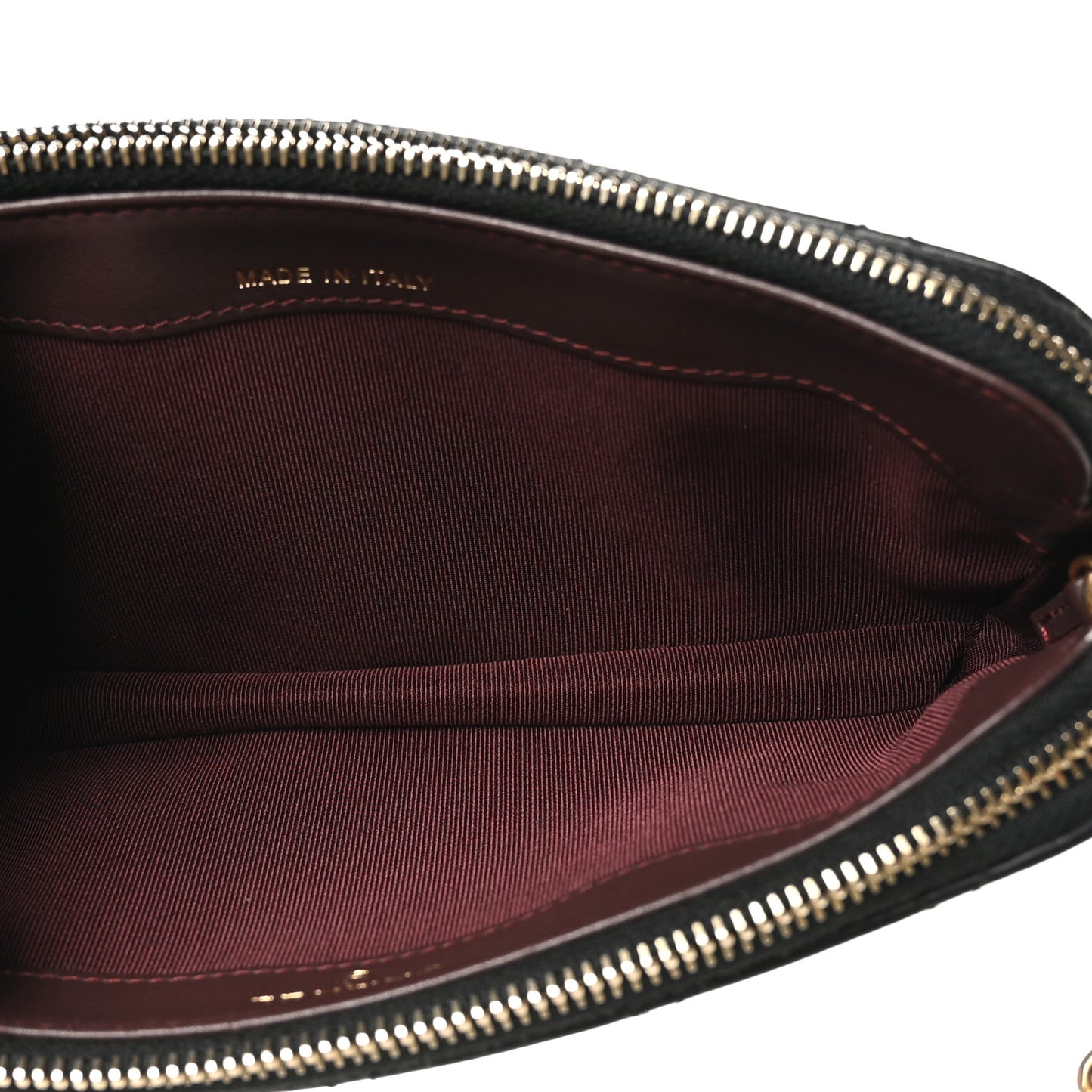 Aged Calfskin Lucky Charms 2.55 Reissue Small Clutch With Chain Black