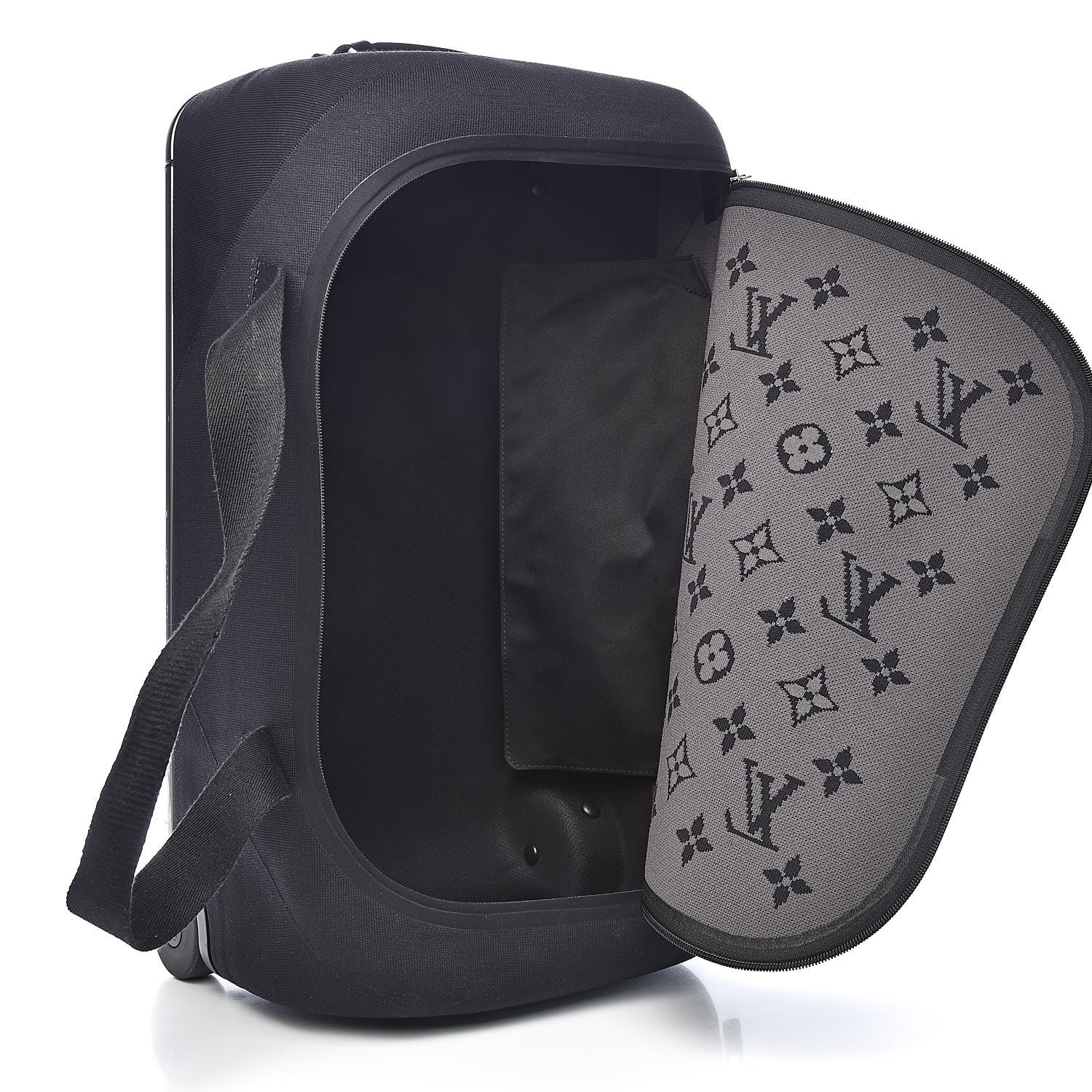 Louis Vuitton Knit Monogram Eclipse Horizon Soft Duffle 55 5 of 19