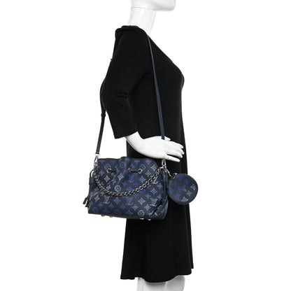 Louis Vuitton Mahina Bella Black Bleu Marine 2 of 11