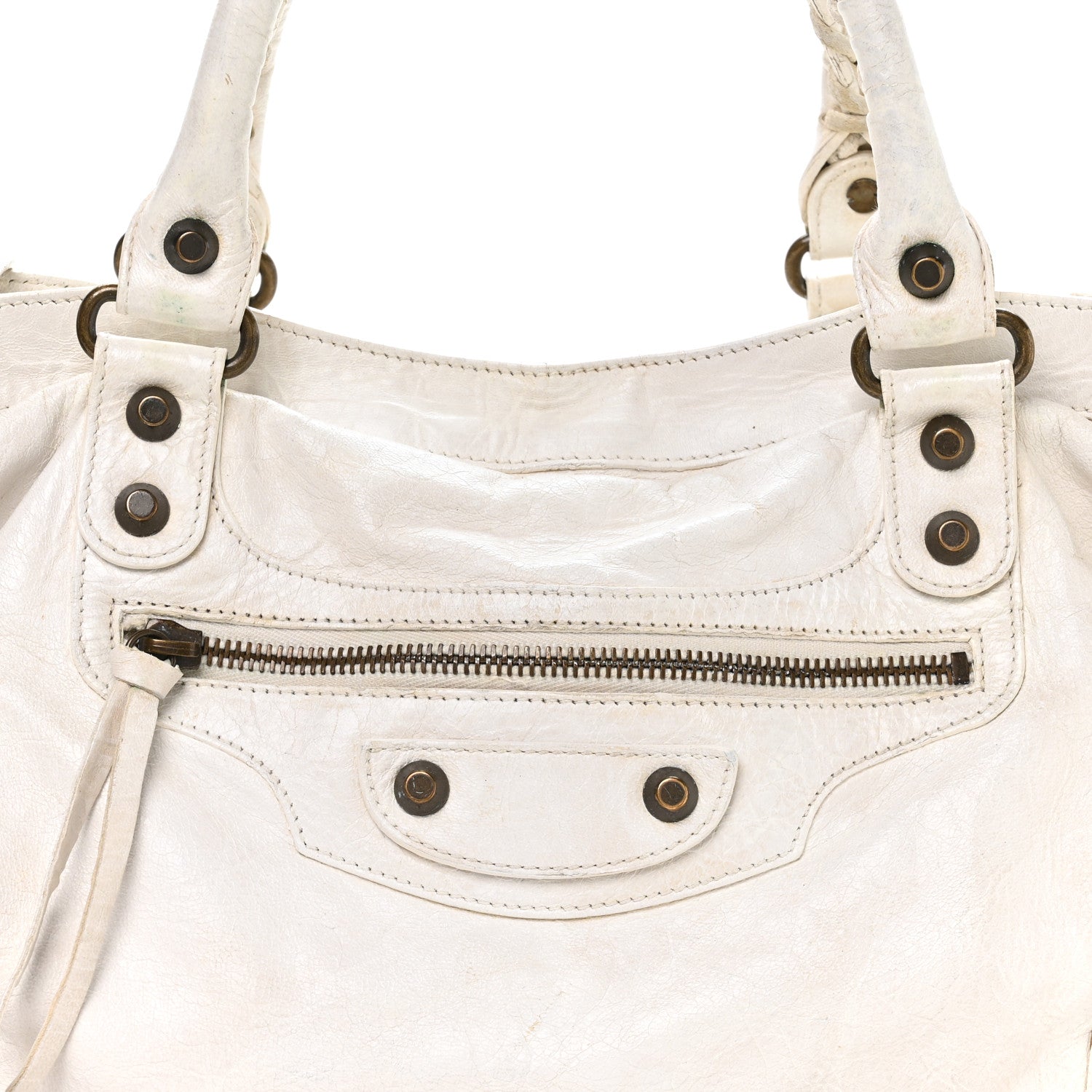 Balenciaga Agneau Classic Hardware City Ivory 8 of 10