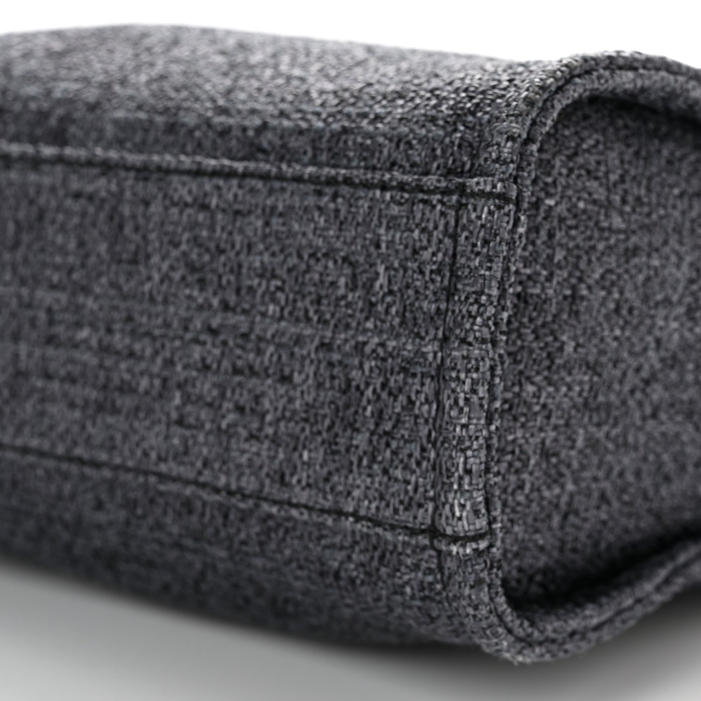 Lurex Boucle Mini Deauville Tote Blue