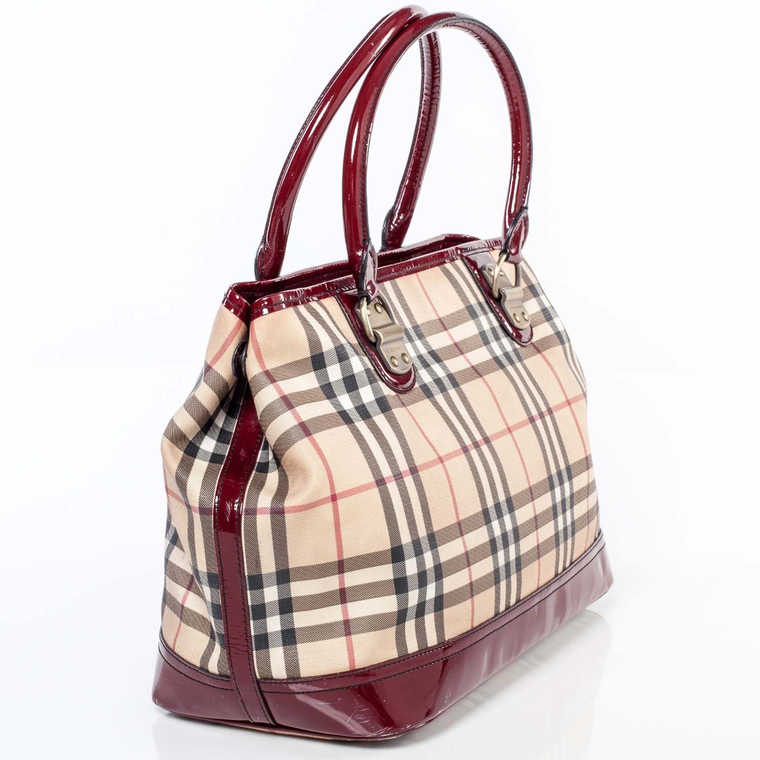 Burberry House Check Tote Red 3 of 11