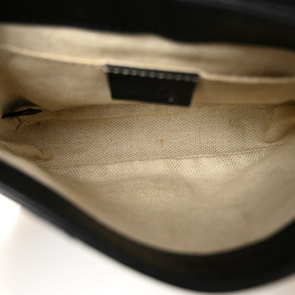 Gucci Pebbled Calfskin Small Soho Flap Crossbody Black 5 of 12