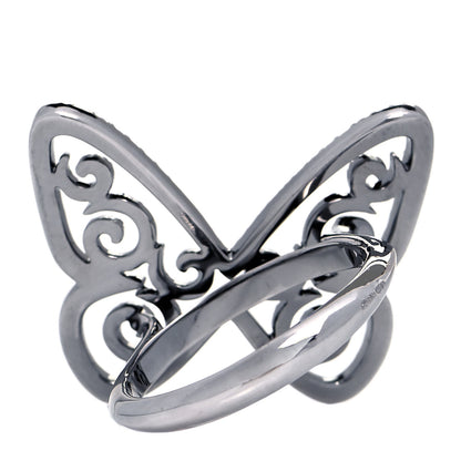 Messika 18K Black Gold Diamond Arabesque Butterfly Ring 53 6.25 3 of 5