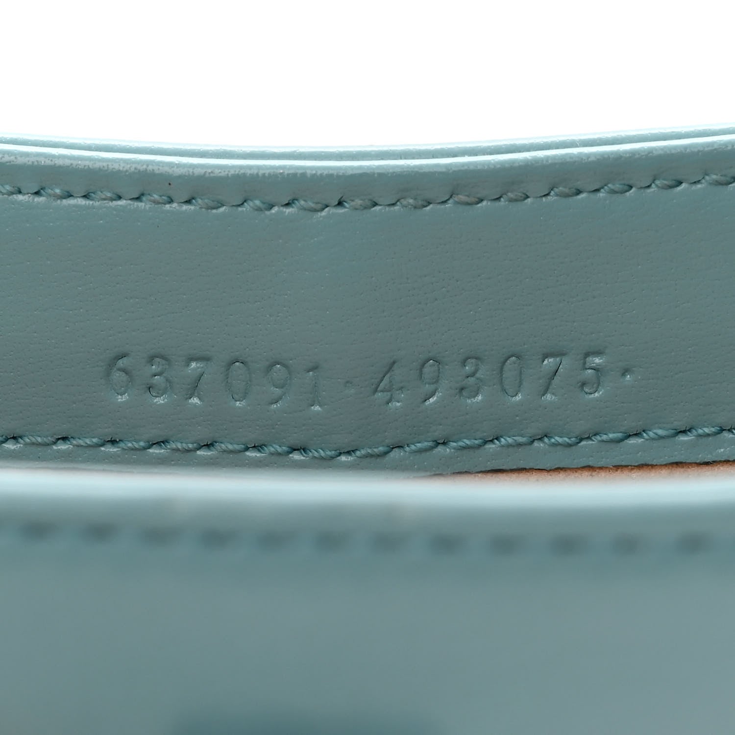 Gucci Boarded Dyana Lux Calfskin Mini Jackie 1961 Hobo Dusty Azure 7 of 12