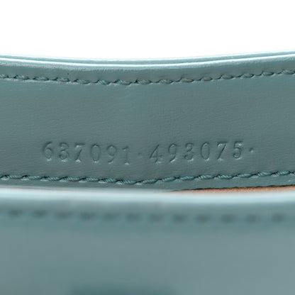 Gucci Boarded Dyana Lux Calfskin Mini Jackie 1961 Hobo Dusty Azure 7 of 12