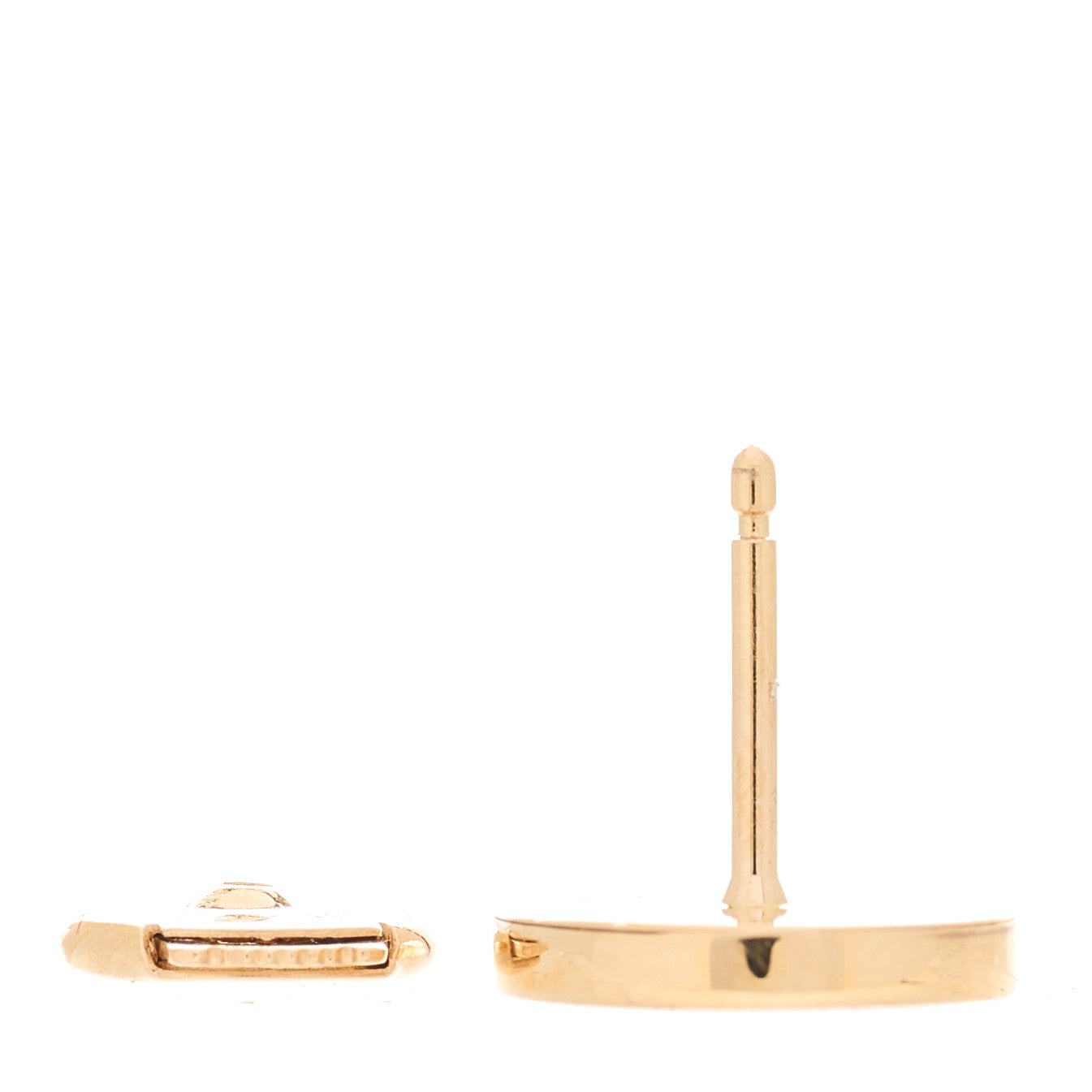 18K Rose Gold Onyx BVLGARI BVLGARI Single Stud Earring