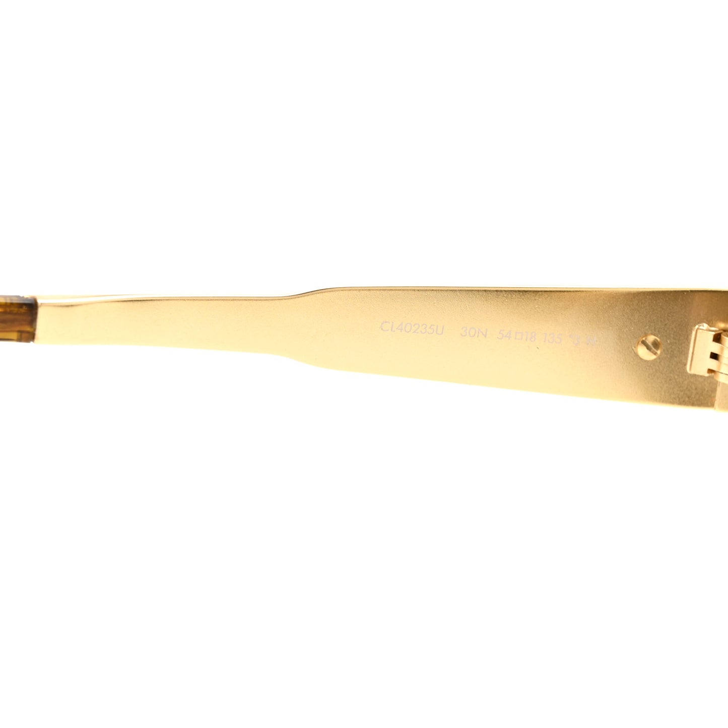 Metal Triomphe 01 Sunglasses CL40235U Gold Green
