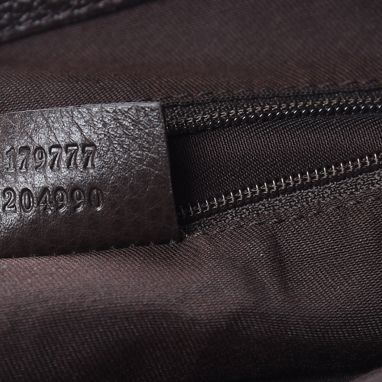 Monogram Calfskin Horsebit Classic Ring Hobo Dark Brown
