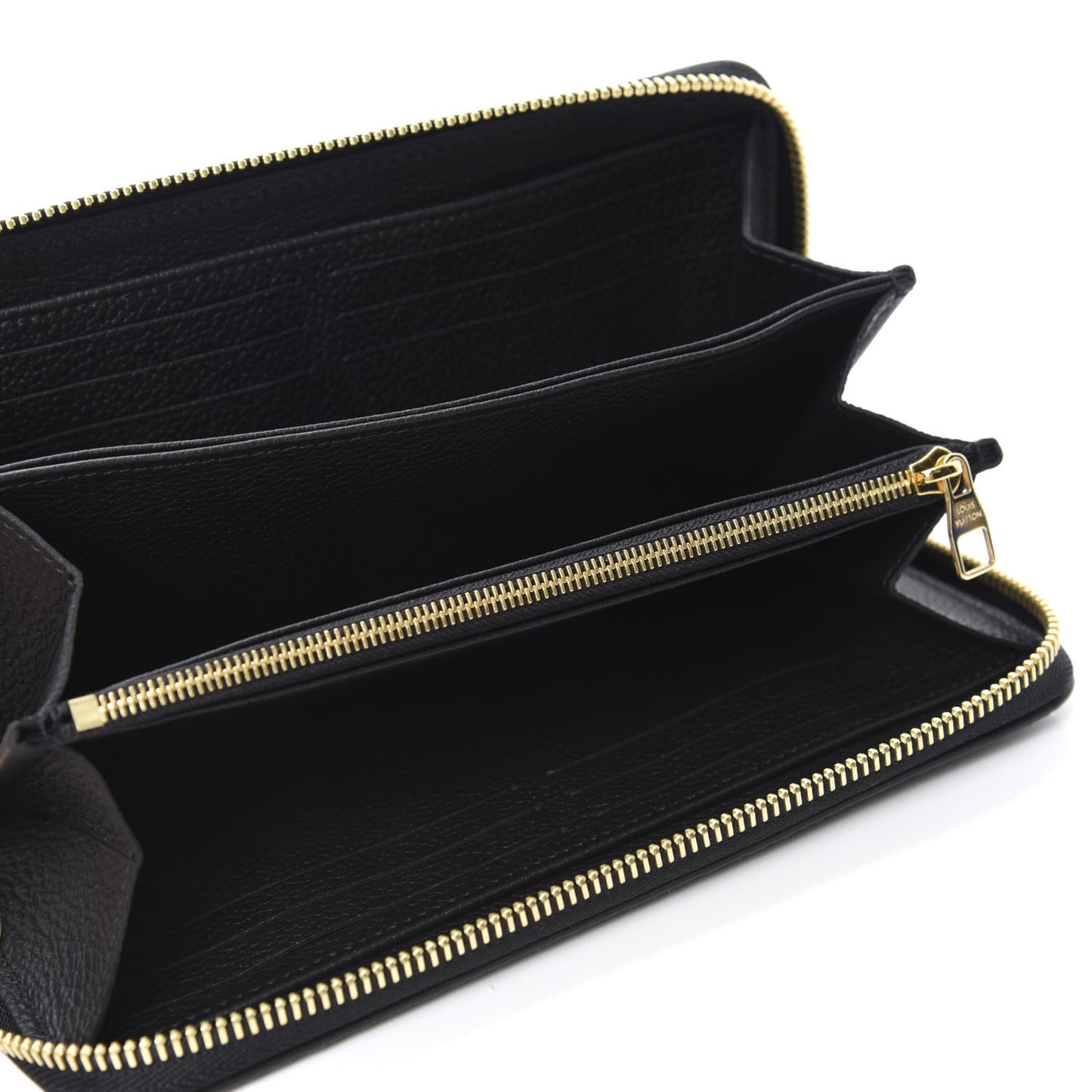 Empreinte Monogram Giant Zippy Wallet Black Beige