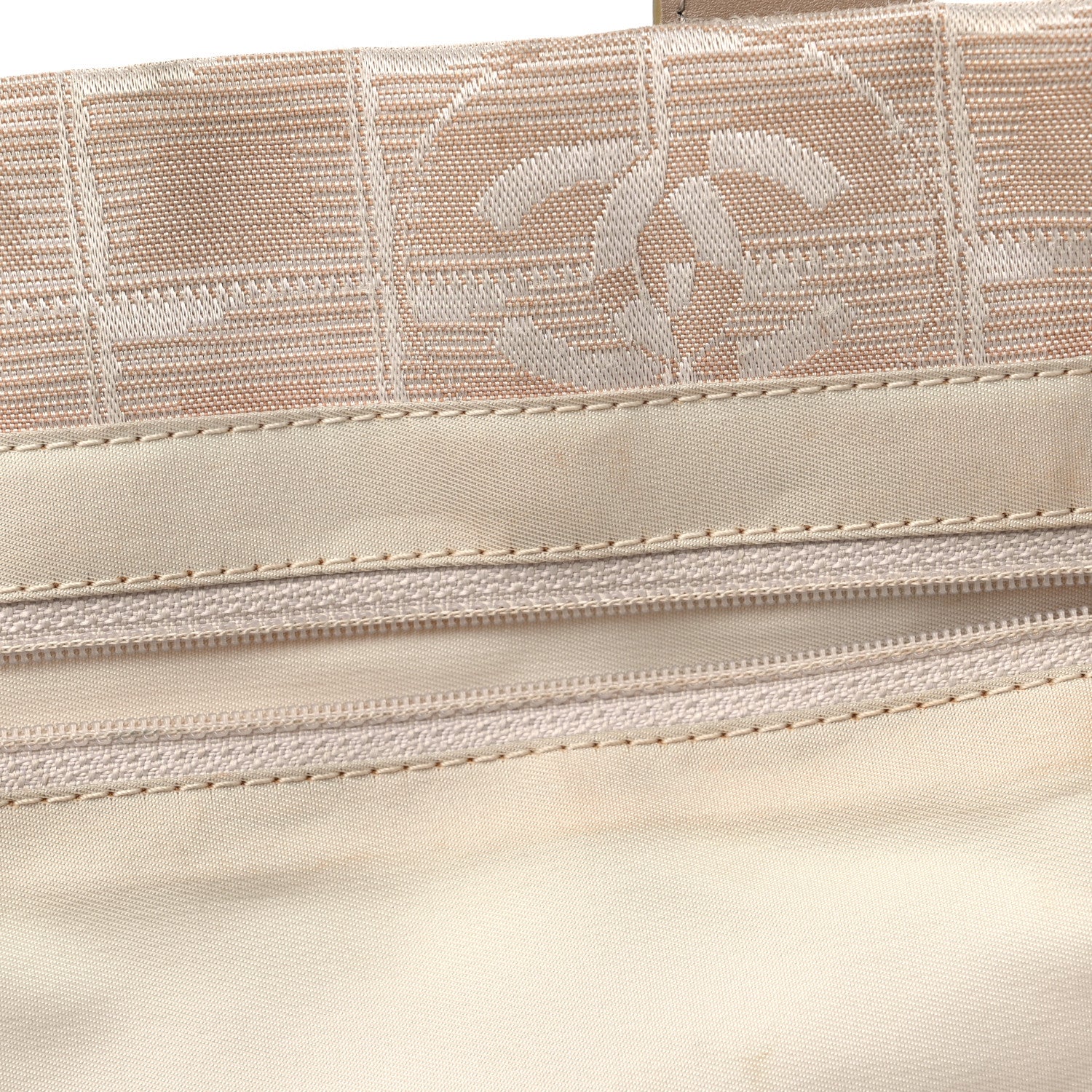 Chanel Nylon Medium Travel Tote Beige 13 of 18