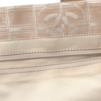 Chanel Nylon Medium Travel Tote Beige 13 of 18